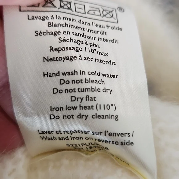 Sezane Pull Alban jumper sweater Wool mohair NWT size XS - Picture 10 of 14